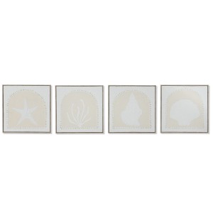 Leinwand Home ESPRIT polystyrol Leinwand 40 x 3 x 40 cm
