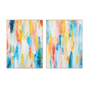 Leinwand Home ESPRIT polystyrol Leinwand 90 x 3,5 x 120 cm