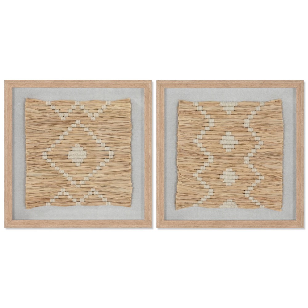 Bild Home ESPRIT Bast Kristall 40 x 3 x 40 cm