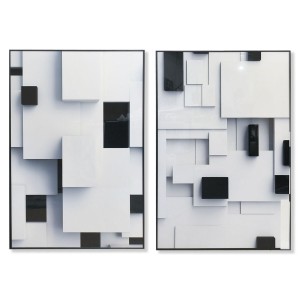 Bild Home ESPRIT Aluminium Holz MDF 80 x 3,5 x 120 cm