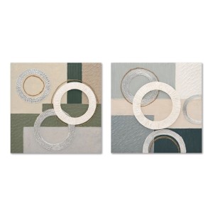 Leinwand Home ESPRIT Leinwand Holz MDF 80 x 3 x 80 cm