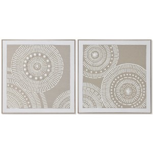 Leinwand Home ESPRIT polystyrol Leinwand 82 x 4,5 x 82 cm