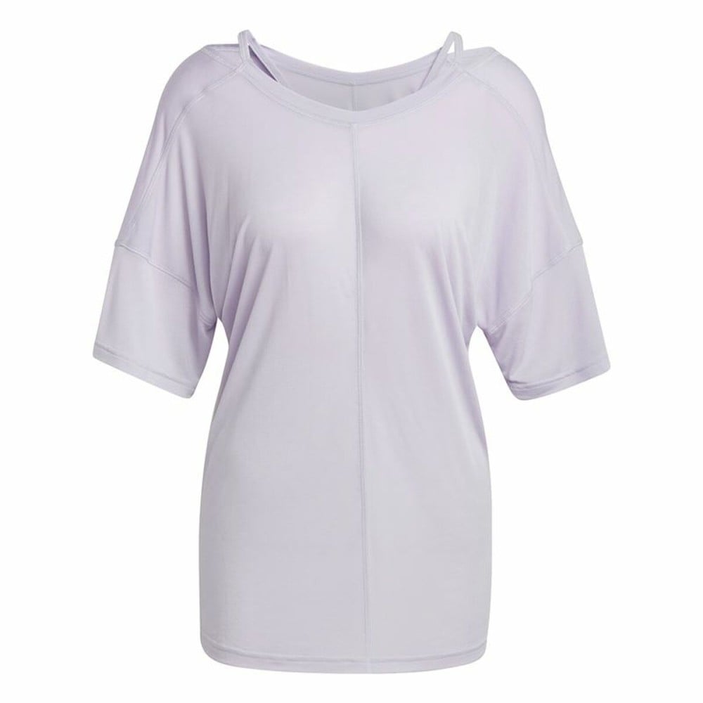 Women’s Short Sleeve T-Shirt Adidas Studio Oversized Lilac