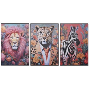 Canvas Home ESPRIT polystyrene Canvas 82 x 4 x 122 cm