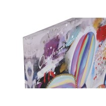 Leinwand Home ESPRIT Leinwand Holz MDF 80 x 3 x 80 cm