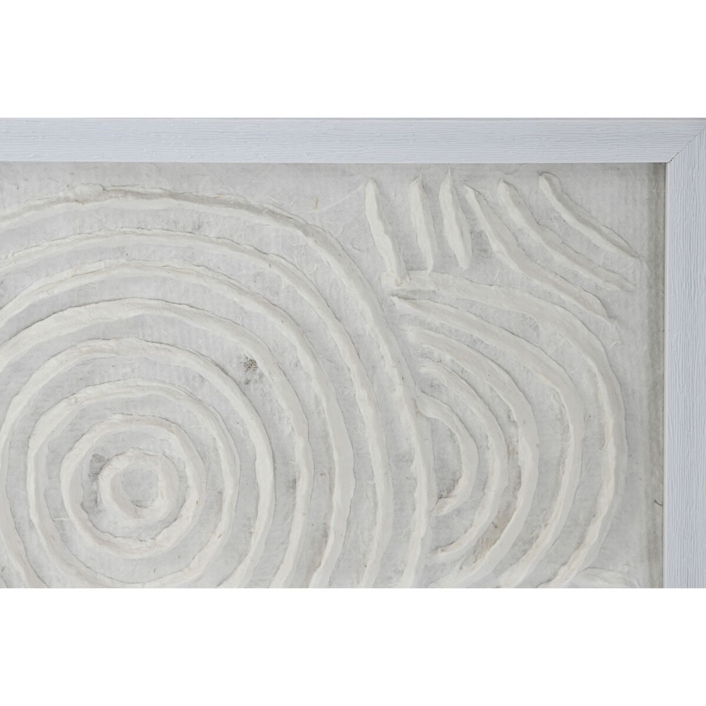 Satz mit 2 Bildern Home ESPRIT Papier Kristall 35 x 2 x 35 cm