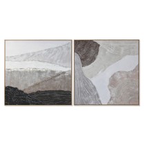 Bild Home ESPRIT Holz Leinwand 123 x 4,3 x 123 cm 122,6 X 4,3 X 122,6 CM
