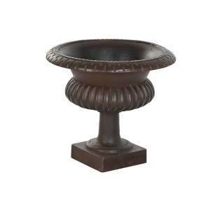 Vase Home ESPRIT Braun Eisen 45 x 45 x 40 cm