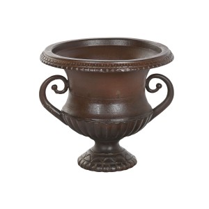 Vase Home ESPRIT Braun Eisen 41 x 41 x 36 cm