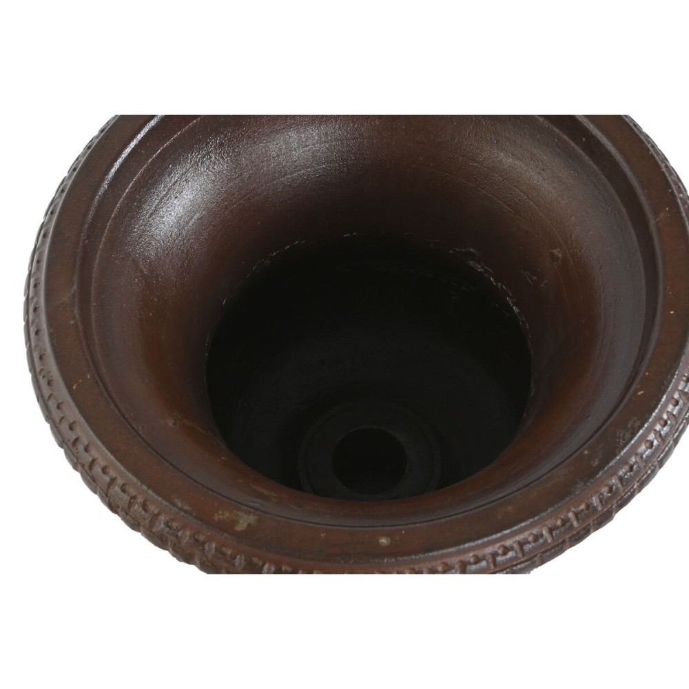 Vase Home ESPRIT Brown Iron 41 x 41 x 36 cm