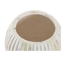 Vase Home ESPRIT Weiß Magnesium 36 x 36 x 26 cm