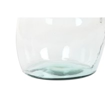 Vase Home ESPRIT Transparent Recycled glass 34 x 34 x 73 cm