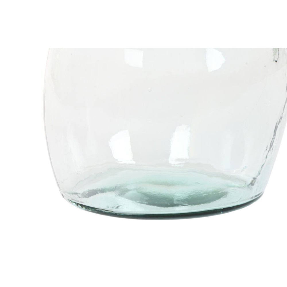 Vase Home ESPRIT Transparent Recycled glass 34 x 34 x 73 cm
