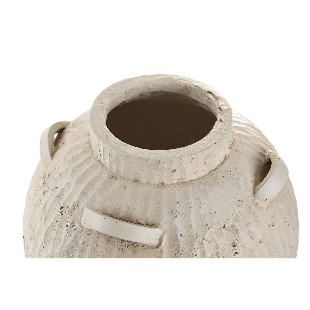 Vase Home ESPRIT White Magnesium 38 x 38 x 48 cm