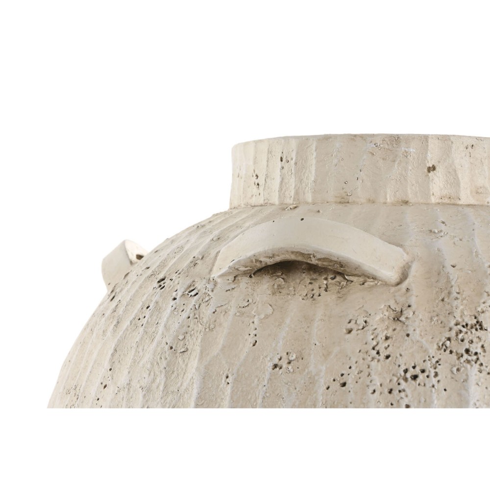 Vase Home ESPRIT Weiß Magnesium 38 x 38 x 48 cm