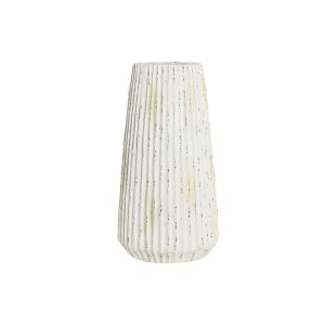 Vase Home ESPRIT White Magnesium 28 x 28 x 53 cm