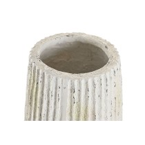 Vase Home ESPRIT Weiß Magnesium 28 x 28 x 53 cm