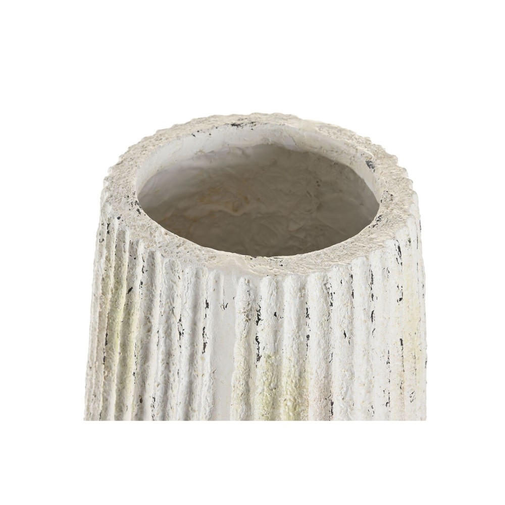 Vase Home ESPRIT White Magnesium 28 x 28 x 53 cm