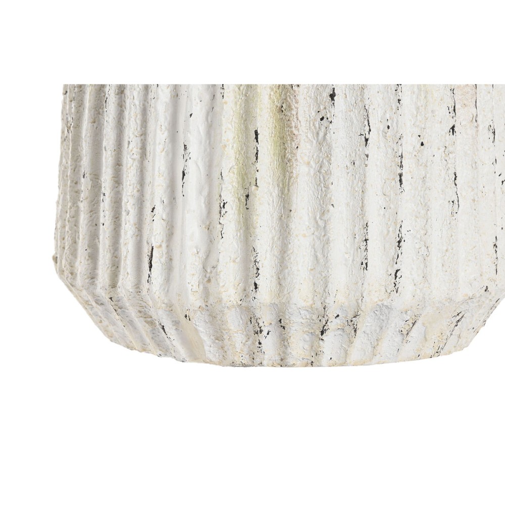 Vase Home ESPRIT White Magnesium 28 x 28 x 53 cm