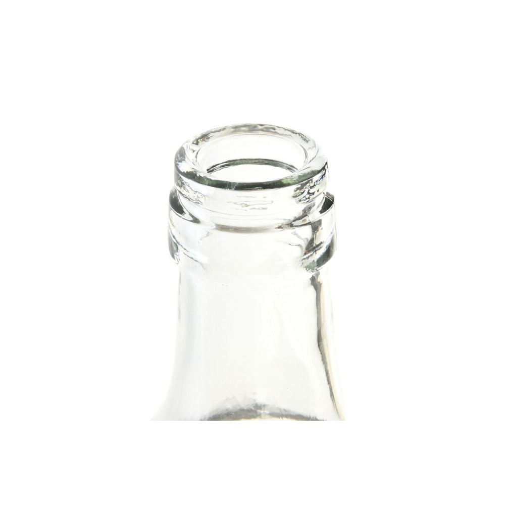 Vase Home ESPRIT Transparent Light brown Crystal Natural 37 x 37 x 55 cm