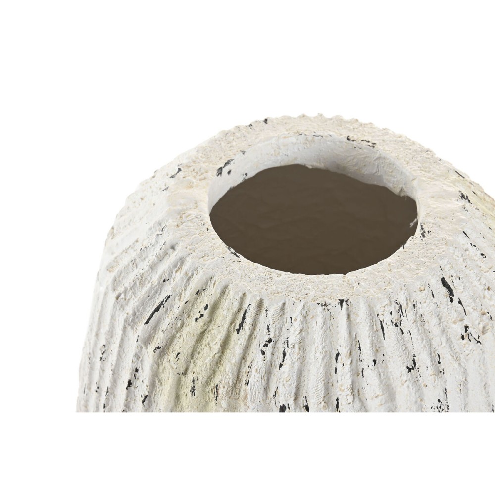 Vase Home ESPRIT White Magnesium 28,5 x 28,5 x 32,5 cm
