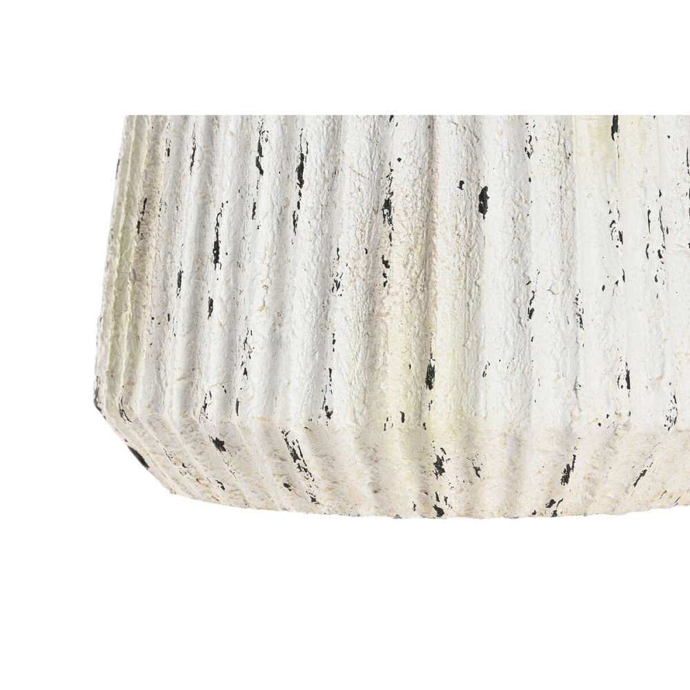 Vase Home ESPRIT White Magnesium 28,5 x 28,5 x 32,5 cm