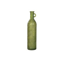 Vase Home ESPRIT grün Recyceltes Glas Antiker Finish 18 x 18 x 75 cm