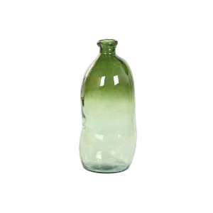 Vase Home ESPRIT grün Recyceltes Glas 34 x 34 x 73 cm
