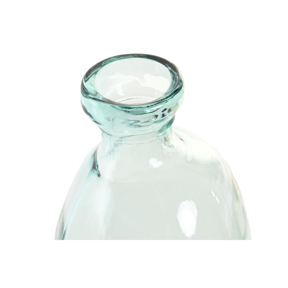 Vase Home ESPRIT Durchsichtig Recyceltes Glas 22 x 22 x 51 cm