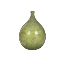 Vase Home ESPRIT grün Recyceltes Glas Antiker Finish 40 x 40 x 56 cm
