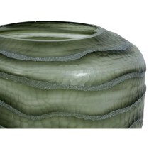 Vase Home ESPRIT Green Crystal Modern 20 x 20 x 18 cm