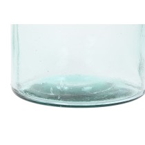 Vase Home ESPRIT Durchsichtig Binsen Recyceltes Glas natürlich 25 x 25 x 75 cm