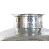 Vase Home ESPRIT Black Silver Aluminium Iron 75 x 75 x 90 cm