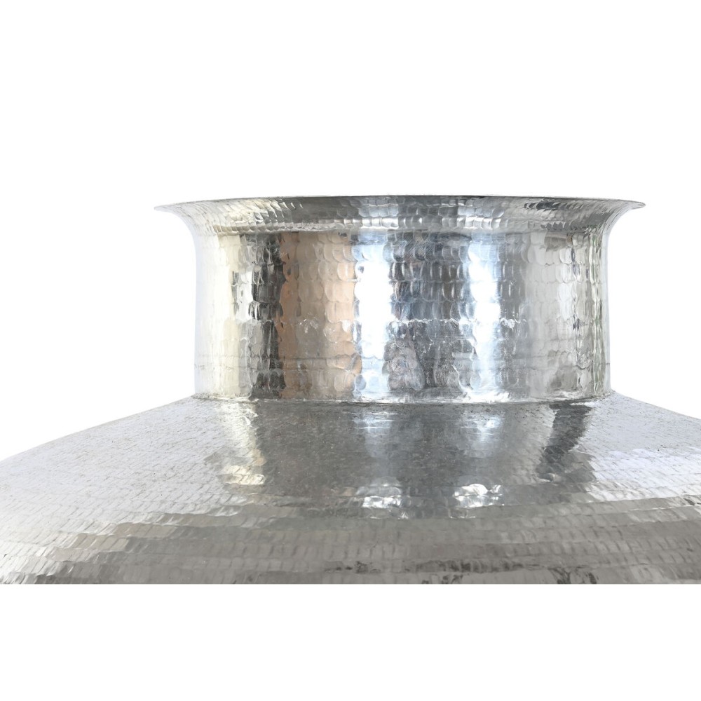 Vase Home ESPRIT Schwarz Silberfarben Aluminium Eisen 75 x 75 x 90 cm
