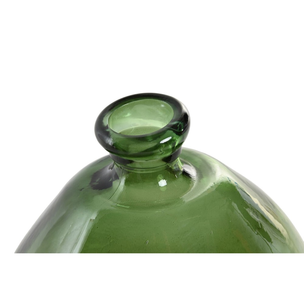 Vase Home ESPRIT grün Recyceltes Glas 31 x 31 x 32 cm