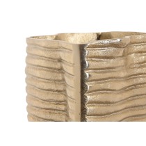 Vase Home ESPRIT Gold Aluminium abstrakt Moderne 17 x 15 x 33 cm