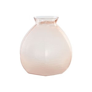 Vase Home ESPRIT Rosa Kristall Moderne 28 x 28 x 27 cm