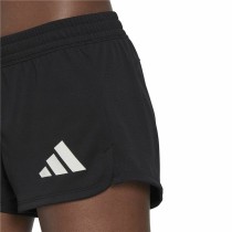 Damen-Sportshorts Adidas Pacer 3 Stripes Knit Schwarz