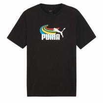 Herren Kurzarm-T-Shirt Puma  GRAPHICS Summer Schwarz