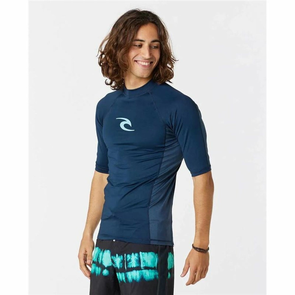 Herren Kurzarm-T-Shirt Rip Curl Waves Marineblau