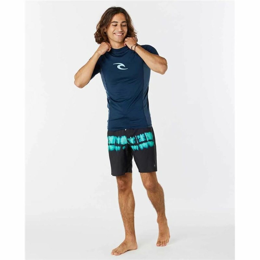 Herren Kurzarm-T-Shirt Rip Curl Waves Marineblau