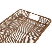 Tablettset Home ESPRIT natürlich Metall 44 x 32 x 6 cm (3 Stück)