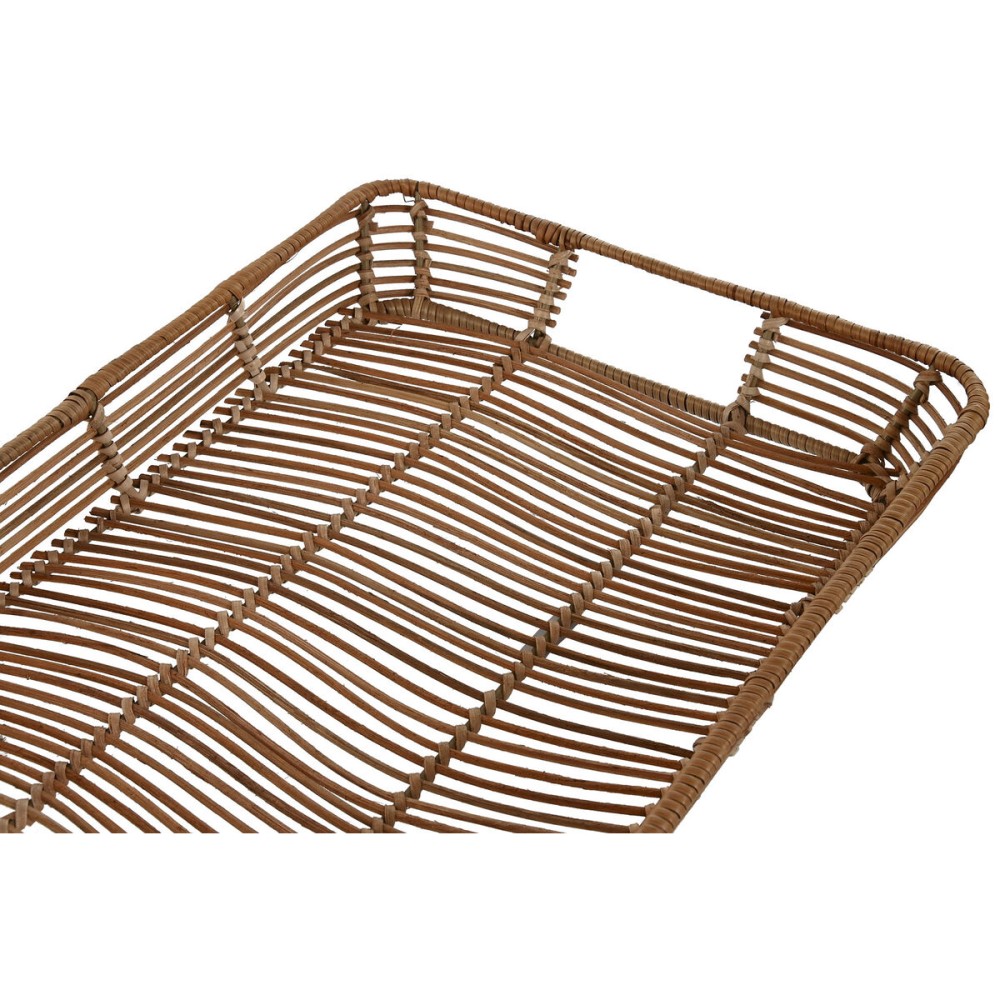 Tablettset Home ESPRIT natürlich Metall 44 x 32 x 6 cm (3 Stück)