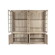 Display Stand Home ESPRIT Natural Teak Mango wood 266 x 46 x 251 cm