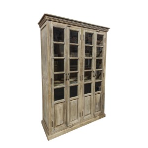Display Stand Home ESPRIT White Mango wood 135 x 50 x 210 cm