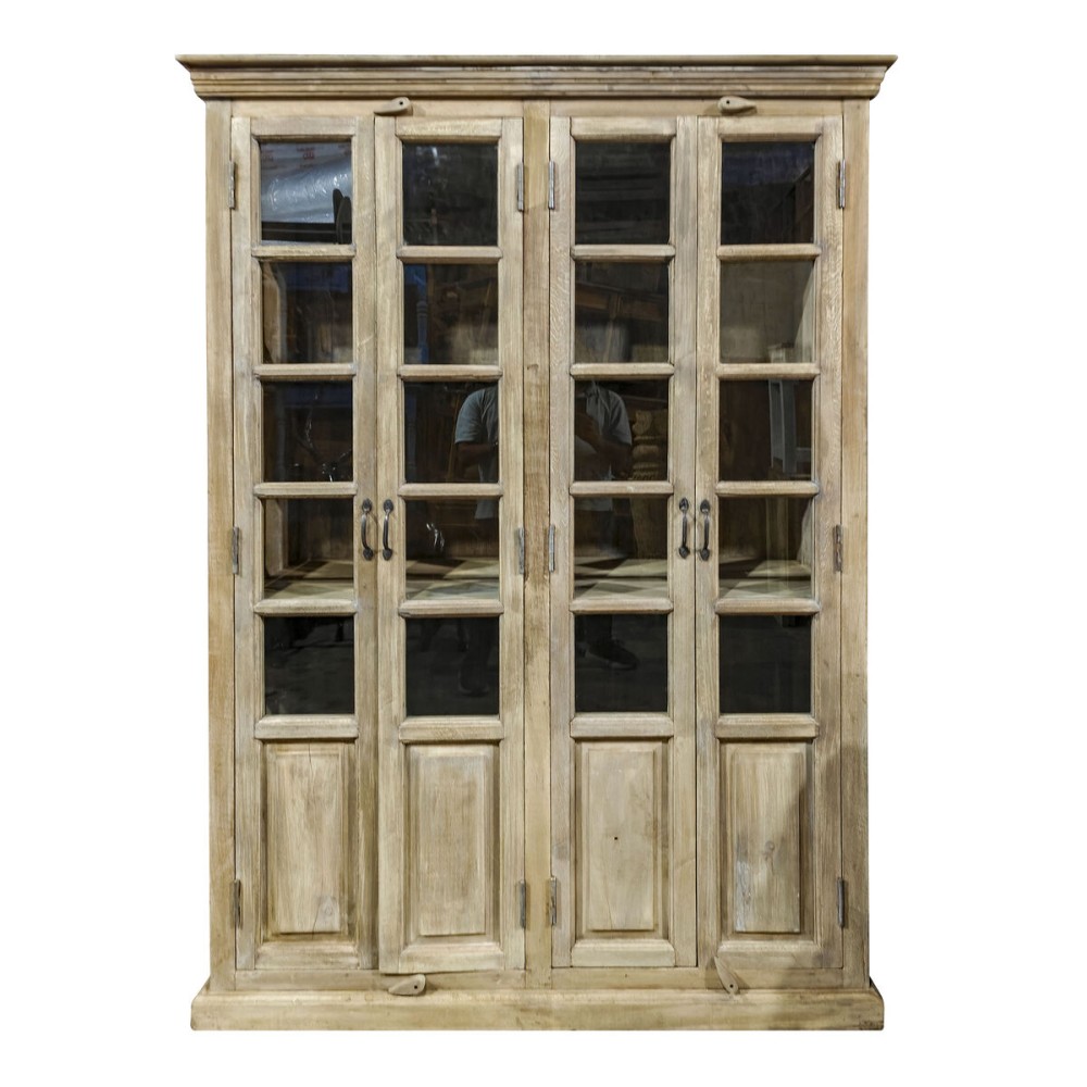 Display Stand Home ESPRIT White Mango wood 135 x 50 x 210 cm