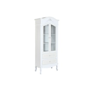 Display Stand Home ESPRIT White Wood Crystal 76 x 39 x 193 cm