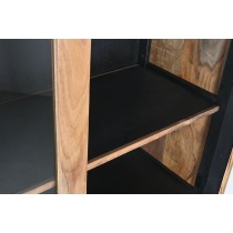 Displayständer Home ESPRIT Braun Schwarz Teakholz Akazienholz 100 x 40 x 185 cm
