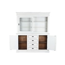 Display Stand Home ESPRIT White Crystal Mango wood 170 x 45 x 200 cm