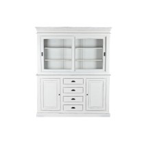 Display Stand Home ESPRIT White Crystal Mango wood 170 x 45 x 200 cm